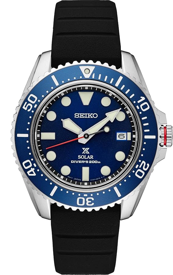 Amazon.co.jp: SEIKO SNE593 ソーラーダイブウォッチ メンズ